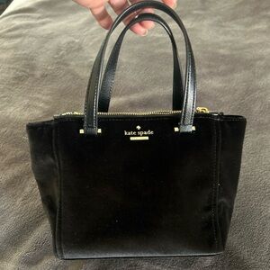 Kate Spade Dawn Place Velvet Mini Kona Satchel Crossbody Bag